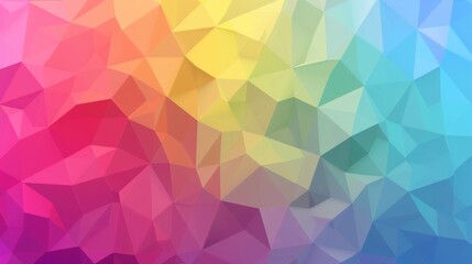 Fototapeta premium LGBTQ rainbow color spectrum, low polygon background, website background