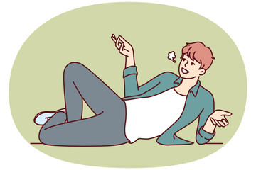 Older woman rides skateboard wanting to stay young and act like teenager heading to skatepark. Elderly woman with skateboard enjoys retirement age and lack of work responsibilities