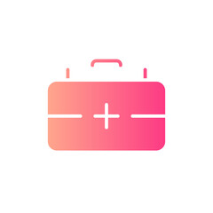 first aid kit gradient icon