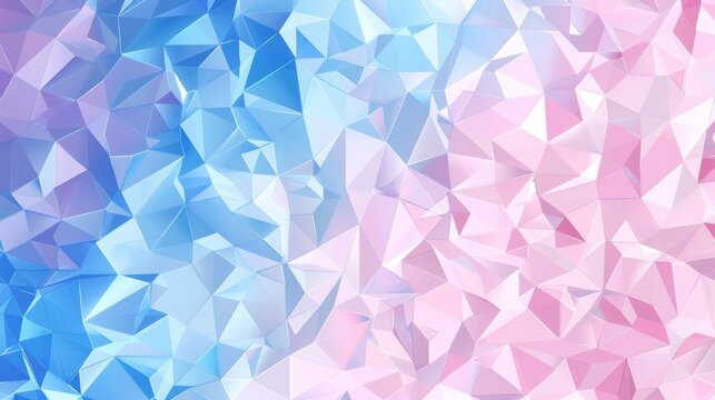 Pink and blue colors, vector illustration of a low poly background, a lowpoly geometric texture, and a polygonal pattern, flat design