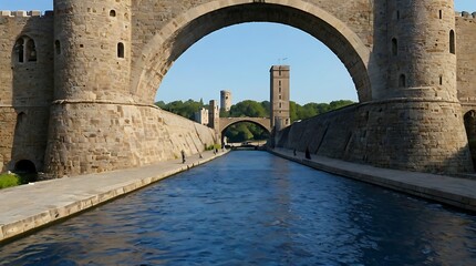 bridge over the river