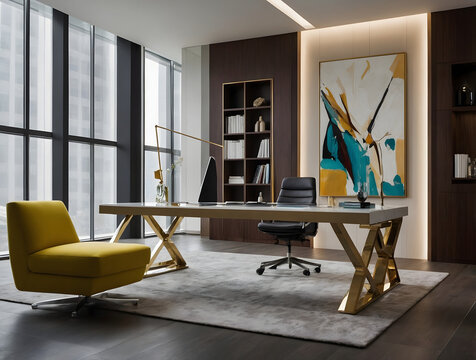 modern apartment's living room with large windows, providing ample natural light. Perfect for an indesign newsletter.
