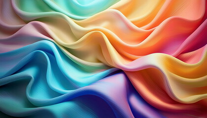 Obraz premium beautiful colorful silk background. fulcolor silk with gradient color