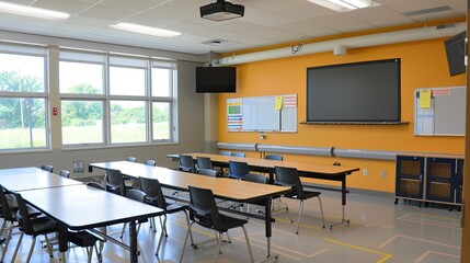 smart classrooms. Back to school banner