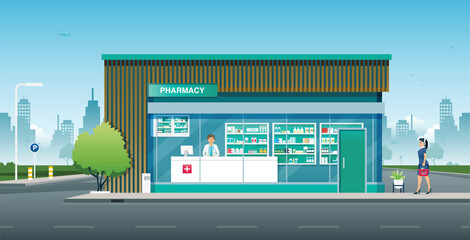 A pharmacy opens in the city where pharmacists are available to provide advice.