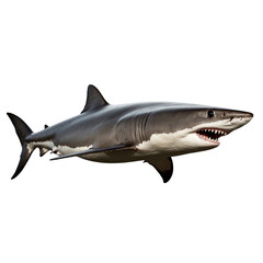 Obraz premium Shark isolated on Transparent Background
