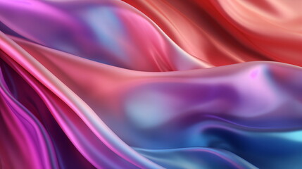 Fototapeta premium beautiful colorful silk background. fulcolor silk with gradient color