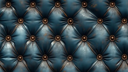 Capitonné pattern luxury leather background, Generative Ai	
