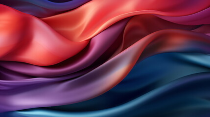 Fototapeta premium beautiful colorful silk background. fulcolor silk with gradient color