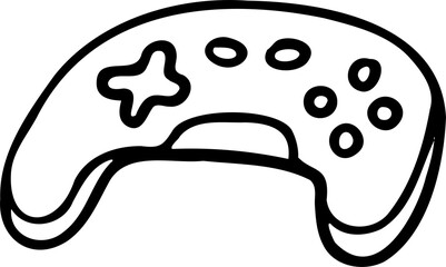 Video game hand drawn illustration