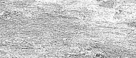 Obraz premium Black and white texture composed of irregular graphic elements. Distressed uneven grunge background. Abstract vector illustration. Overlay for interesting effect. Isolated on white background.