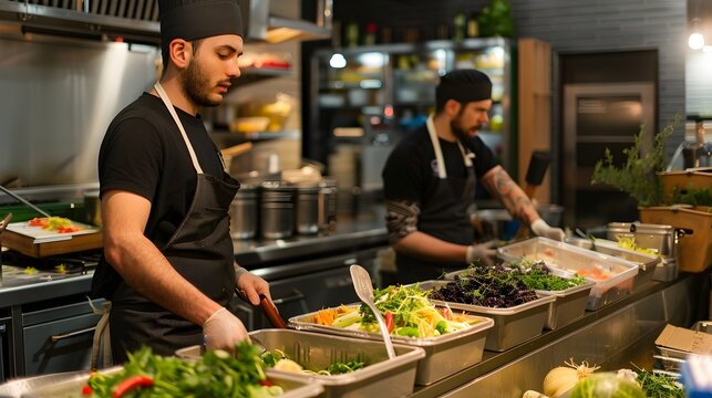 Sustainable Gastronomy in a Modern Restaurant Kitchen: Chefs Practicing Food Waste Reduction