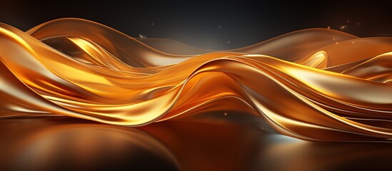 Fototapeta premium luxury shining texture golden liquid wave design