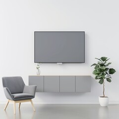 Obraz premium cabine with tv wall UHD Wallpapar