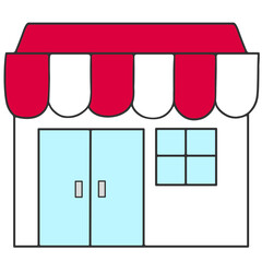 shop icon illustration