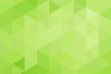 Gradient mosaic green background. Geometric abstract pixel background.