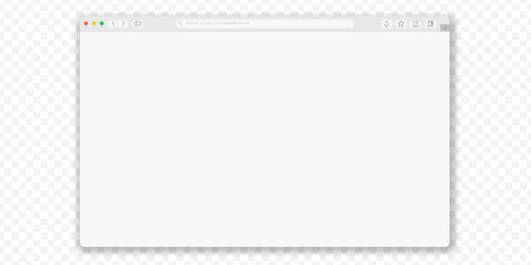 web page mockup with toolbar 