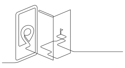 location tracking delivery on smart phone one line