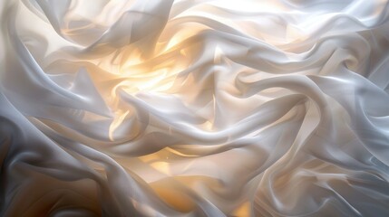 Fototapeta premium An abstract background with soft, flowing light creating a sense of movement and peace, no people