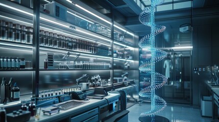 Innovations in Genetic Engineering: A Futuristic Laboratory for Advancing Medicine and Science