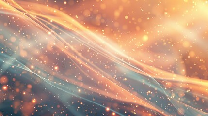Obraz premium An ethereal abstract background with smooth light flares and a glowing effect, evoking a sense of calm and wonder