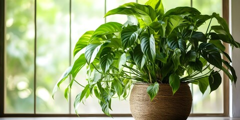 Caring for mature Splitleaf Philodendron plants indoors. Concept Plant care, Indoor gardening, Philodendron care, Houseplant tips, Plant propagation