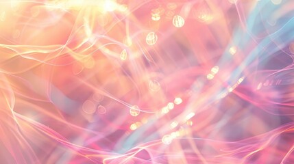 An ethereal abstract background with soft light flares and a glowing effect, evoking a sense of wonder and peace