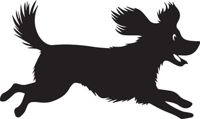 silhouette of a dog