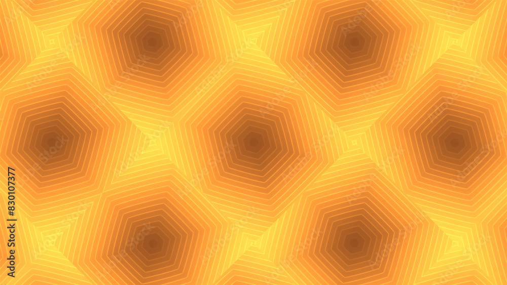 Poster background with moving pattern in squares and geometric depth. motion. mosaic background with floral