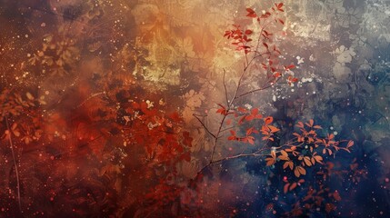 Navy and russet abstract with glowing light patterns background