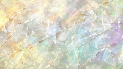 Spring-themed abstract with butter yellow and mint soft glow lines background
