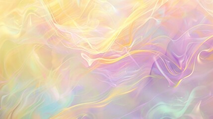 Fototapeta premium Vibrant spring design in pastel hues with misty shimmering overlays background