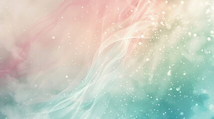 Fototapeta premium Light lemon and soft mint in a dreamy spring atmosphere with glow background