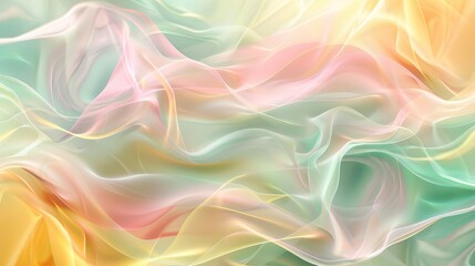 Fototapeta premium Spring abstract with pastel blend and glowing lines background