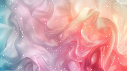 Fototapeta premium Turquoise dream: gradient from rose for spring background