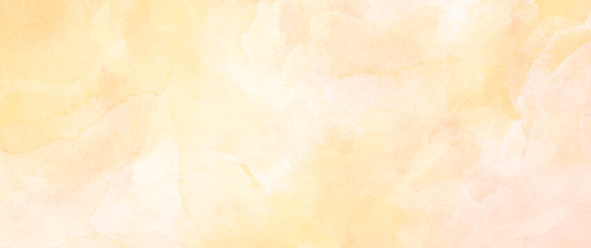 Abstract grunge orange vector watercolor background. Warm autumn background. Summer illustration. Hot backdrop. 