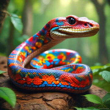 snake in a tree