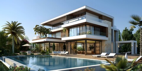 Fototapeta premium Modern house