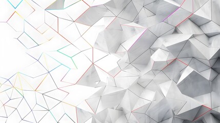 Obraz premium Contemporary design concept using abstract geometric shapes.
