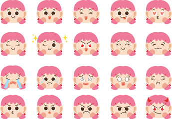 Collection of child emotions