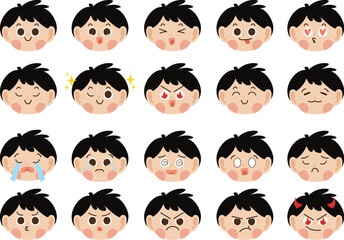 Collection of child emotions