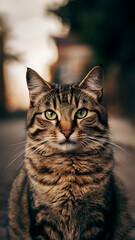 Fototapeta premium close up of a cat