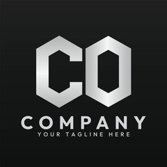 Logo template of letter C and O