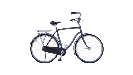 Naklejka premium Illustration of bicycle 3d model rendering