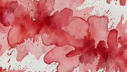 Watercolor artistic abstract pink brush stroke isolated on white background. Watercolor illustration