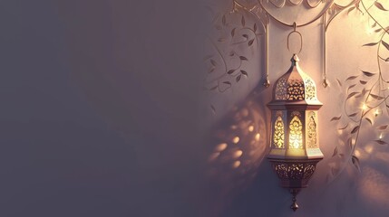 Islamic Celebration Day Eid al Adha backgrounnd with copy space