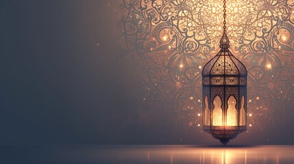 3D Illustration Eid Al Adha Celebration Day with Copy Space