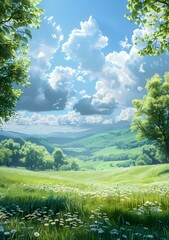 Spring in the countryside