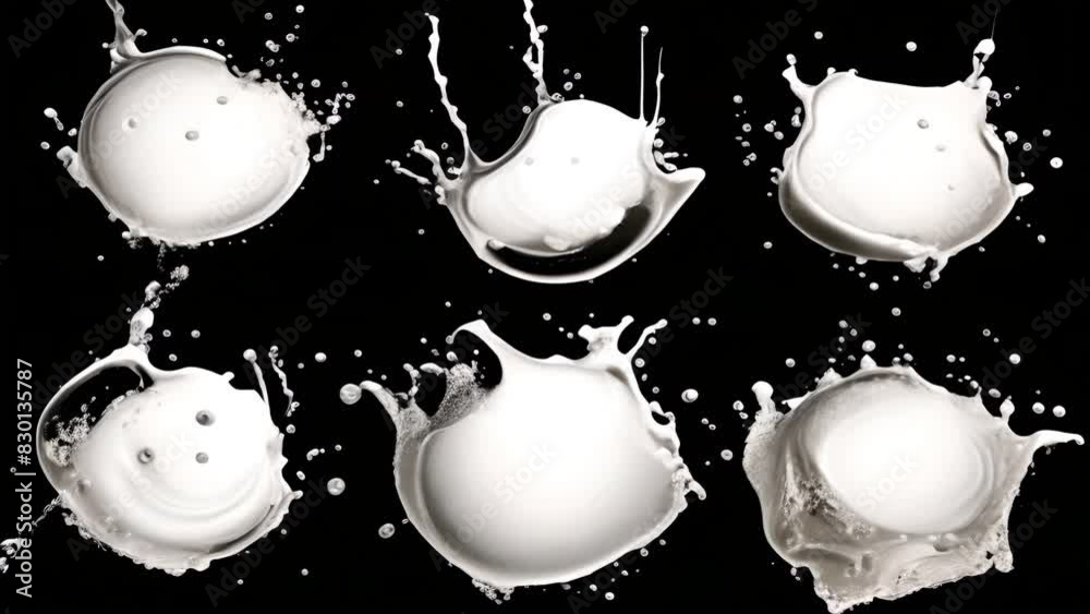 Aufkleber water splashed around in a circle