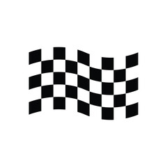 Obraz premium icon race flag logo